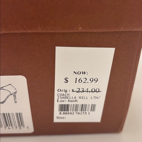 Coach Women's Tan Leather Heels size 8 - Picture 9 of 10